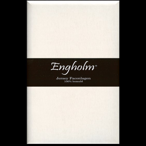 Engholm jerseylagen - Faconlagen 90x220x20 cm Off White