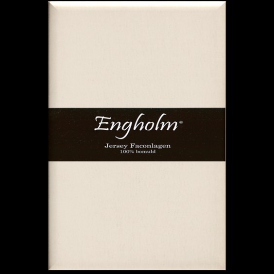 Engholm jerseylagen - Faconlagen 90 x 220 x 15 cm Beige