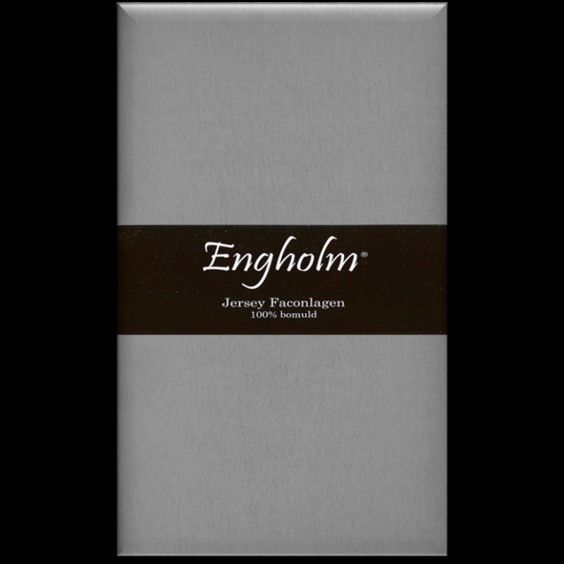 Engholm jerseylagen - Faconlagen 90x200x20 cm Grey