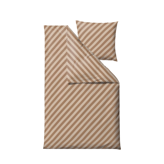 Södahl sengetøj - Diagonal Camel