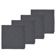Södahl Damask Mundserviet - Tiles Ash - 4 stk./pk