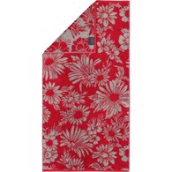 Cawö Håndklæde Serie - Two Tone Edition Floral Bordeaux