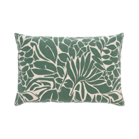 Södahl Pude - Abstract leaves 40 x 60 cm Green