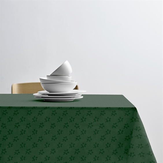 Södahl Damask dug - Forget-me-not 140 x 270 cm Green