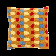 Villa Collection pude - Styles 45 x 45 cm Amber/Rød/Blå/Gul