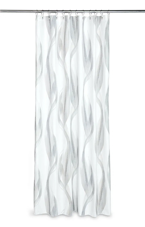 Compliments Badeforhæng m/ringe - Tangle 140 x 200 cm Taupe