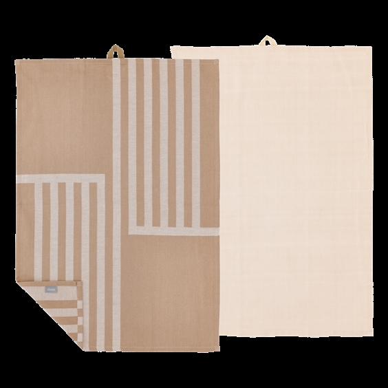 Södahl Viskestykke - Reflection Warm Taupe - 2-pak