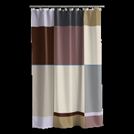 Södahl Badeforhæng - Colour Block 180 x 200 Rosewood