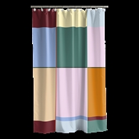 Södahl Badeforhæng - Colour Block 180 x 200 Lilac