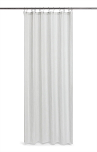 Compliments Badeforhæng m/ringe - Flax 140 x 200 cm Light Grey