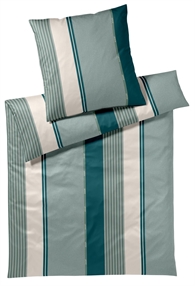 JOOP! Sengetøj - Herringbone Stripes 140 x 200 cm Emerald