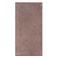 Cawö Håndklæde Serie - Luxury Two Tone Stripes Bordeaux