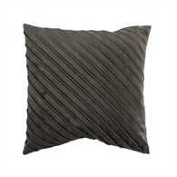 Bahne Pude - Wavy 45 x 45 cm Grey