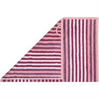 Cawö Vaskeklud - Delight 30 x 30 cm Streifen Blush