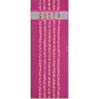 Cawö Fitness håndklæde - Leo Stripe 50 x 130 cm Pink
