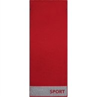 Cawö Fitness håndklæde - Sport 50 x 130 cm Red