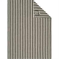 Cawö Viskestykke - Linen Classics Streifen 50 x 70 cm Black