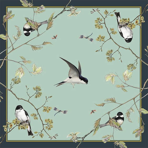 Koustrup & Co. - Silketørkæde 50 cm Garden Birds