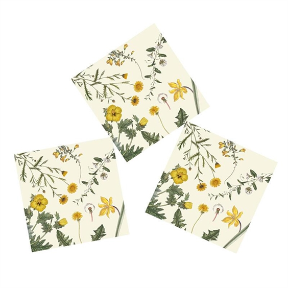 Koustrup & Co. Servietter - Flora Danica Yellow