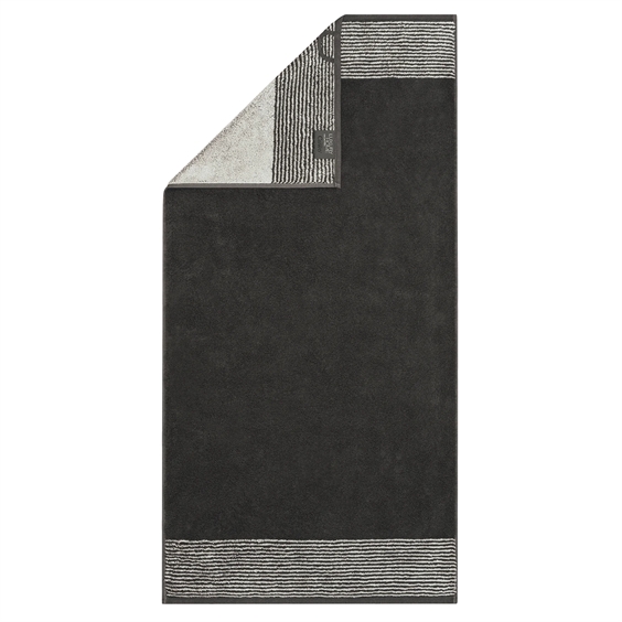 Cawö Håndklæde Serie - Luxury Two Tone Basalt