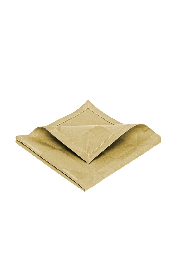 Compliments Damask mundserviet - Wind 45 x 45 cm Brass - 4 stk./pk.