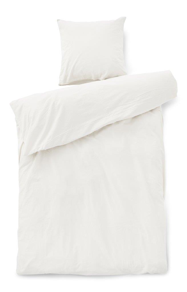 Køb stenvasket sengetøj Compliments, Hvid her