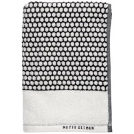 Mette Ditmer Håndklæde Serie - Grid Black/Off White