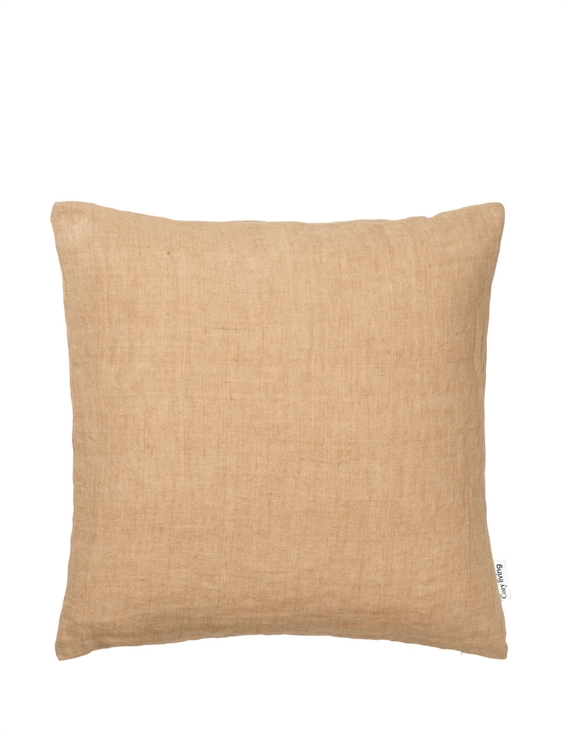 Cozy Living Copenhagen Pudebetræk - Light Linen 50 x 50 cm Caramel