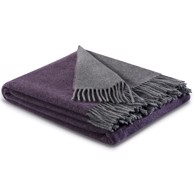 Biederlack plaid - Kashmir Purple/graphit