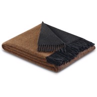 Biederlack plaid - Kashmir Terra/graphit