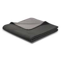 Biederlack plaid - Duo Antracit/graphit