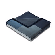 Biederlack plaid - Modern Classic Blocking Blue
