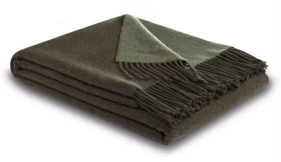Biederlack plaid - Kashmir Forest/Salvia