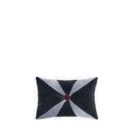 Cozy Living Copenhagen Pude - Viana Patchwork 32 x 20 cm Noir/granit