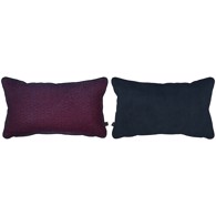 Mette Ditmer Pude - Atelier 30 x 50 cm Aubergine/dark blue