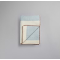 Røros Tweed plaid - Bergstaden Beige/blue