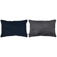 Mette Ditmer Pude - Block 40 x 60 cm Dark blue/grey