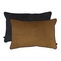 Mette Ditmer Pude - Block 40 x 60 cm Dark grey/tobacco