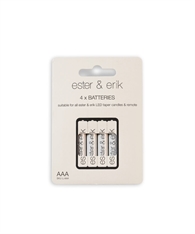 Ester & Erik - Batterier AAA 4-pak