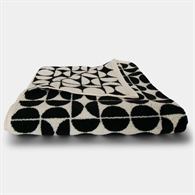 Homehagen Badehåndklæde - Geo 70 x 140 cm Black