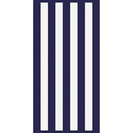 Cawö Strandhåndklæde - Stripes 80 x 180 cm Navy
