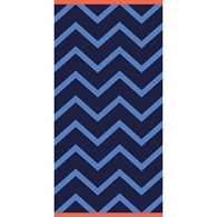 Cawö Strandhåndklæde - Wave 80 x 180 cm Ocean