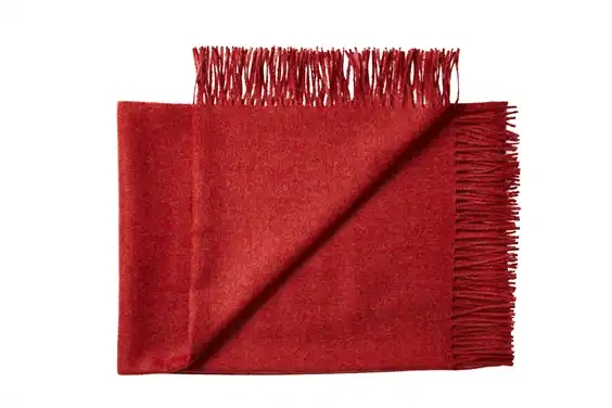 Silkeborg Uldspinderi plaid - Cusco Ruby