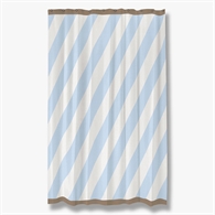 Mette Ditmer Badeforhæng - Diagonal Light Blue