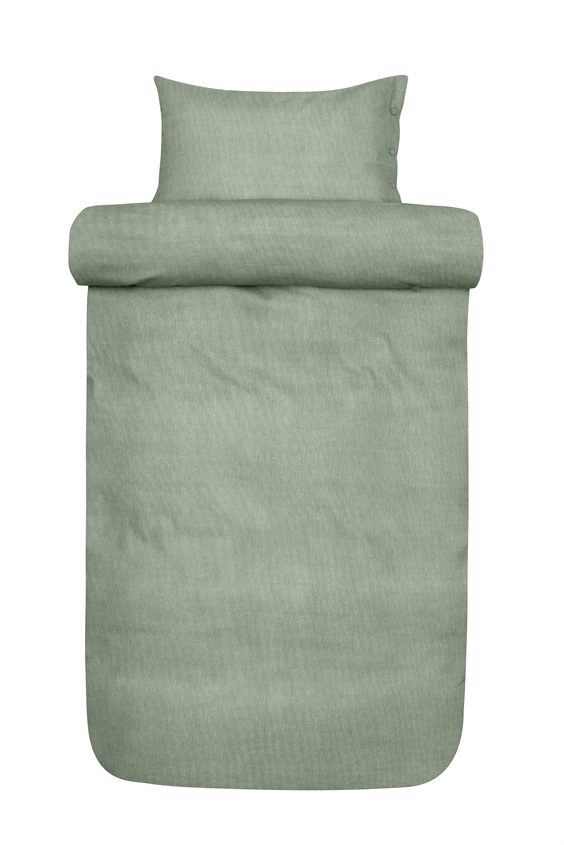 Høie of Scandinavia sengetøj - Emil 140 x 200 cm Muted Green