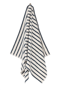 Høie of Scandinavia Badehåndklæde - Everyday Stripe 70 x 140 cm Blå