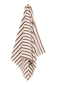 Høie of Scandinavia Håndklæde Serie - Everyday Stripe Terracotta