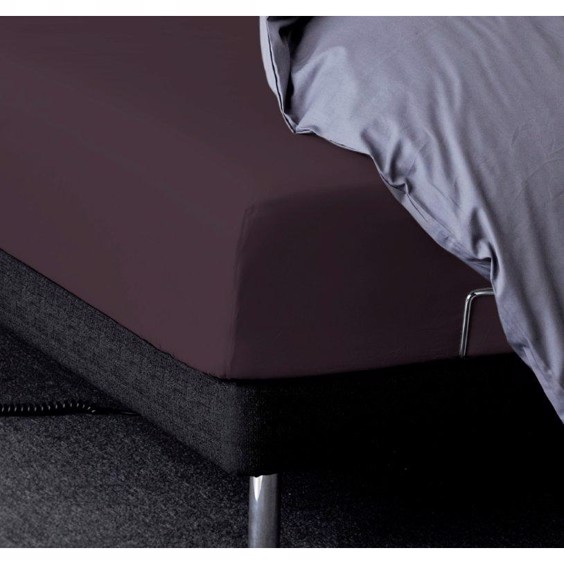 CPH Living - Percale Faconlagen 90 x 200 cm Brun
