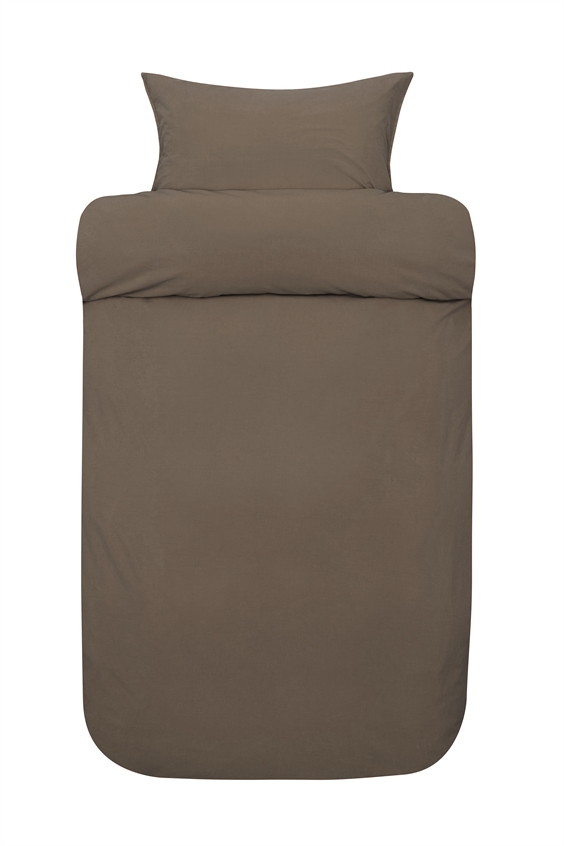Høie of Scandinavia sengetøj - Frøya 200 x 220 cm Chocolate Brown