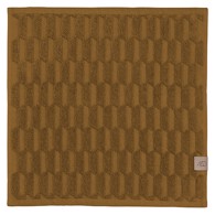Mette Ditmer Vaskeklud - Geo 30 x 30 cm Curry - 3-pak